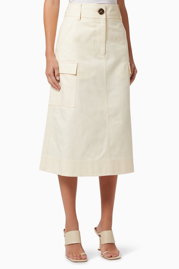 

Esther Skirt in Cotton Drill, Neutral