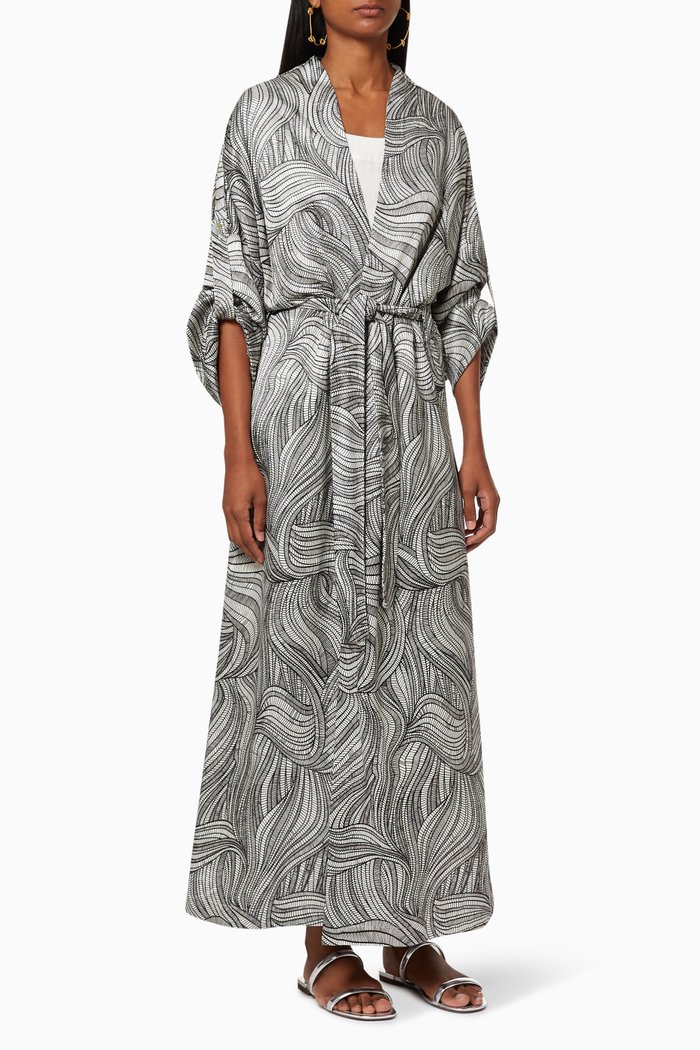 

Sand Belted Coat, Multicolour