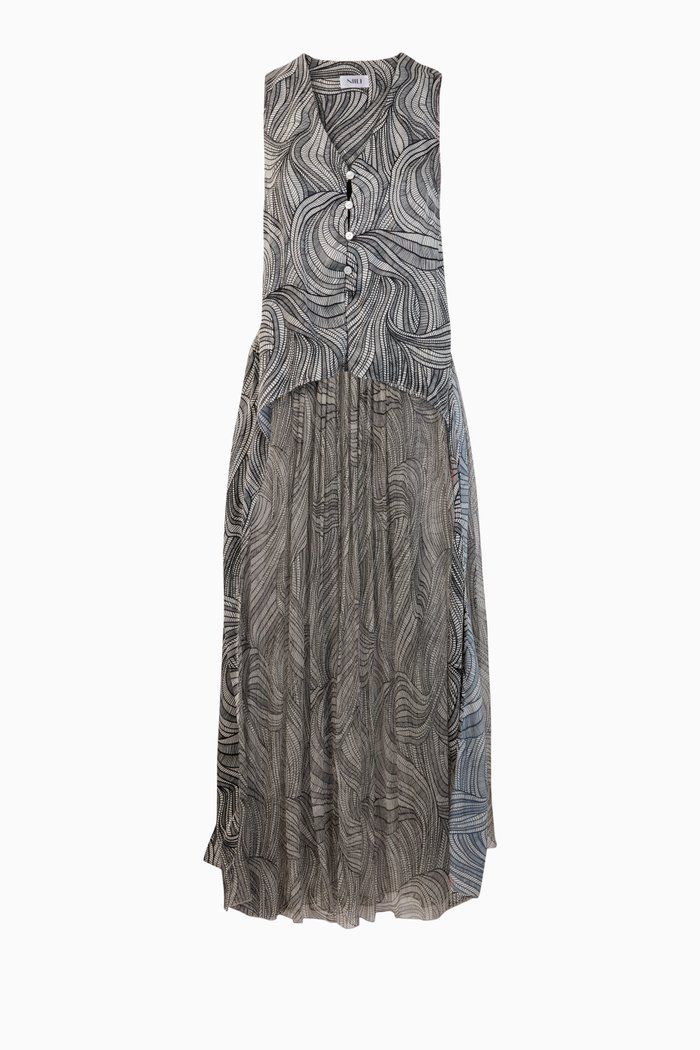 

Sand Cut Out Tunic, Multicolour