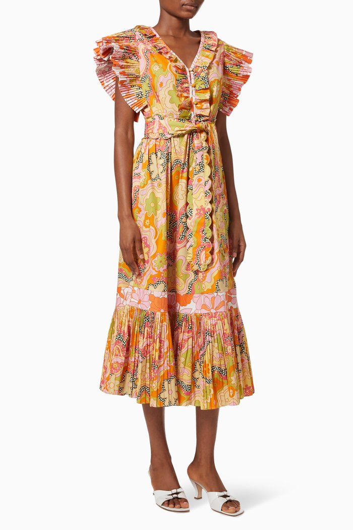 

Sunflower Midi Dress, Pink