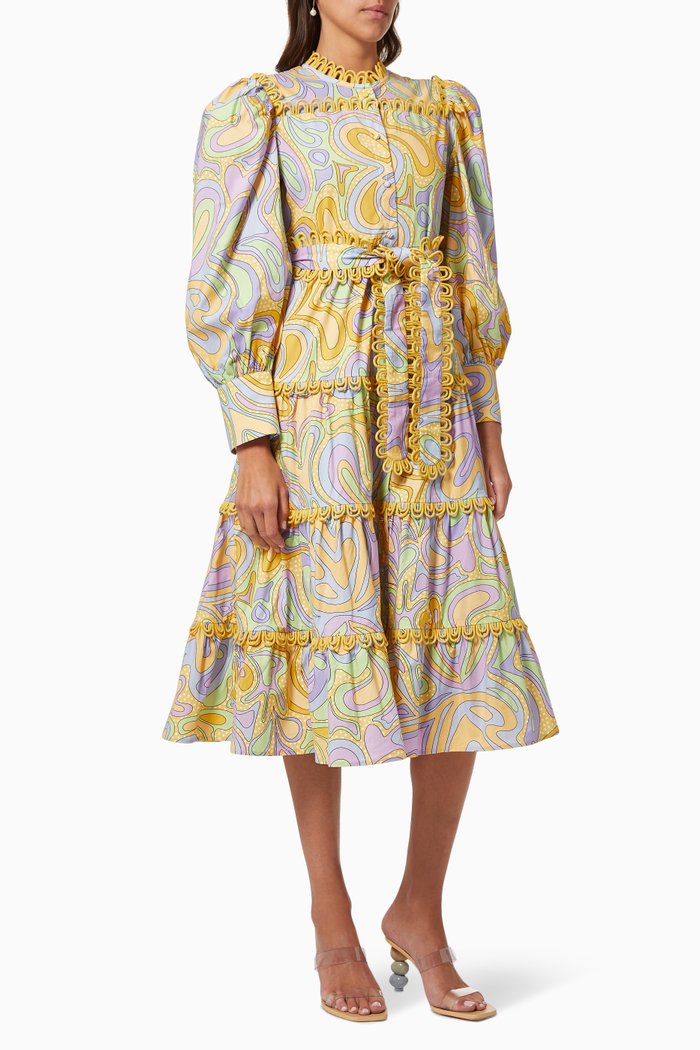 

Brezo Midi Dress, Multicolour