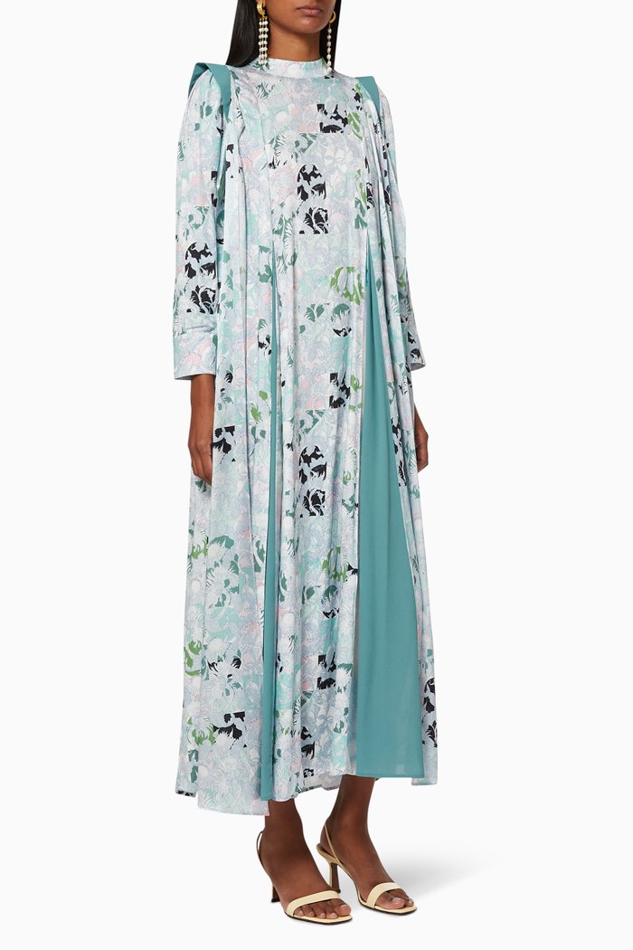 Floral Geo Dress, Multicolour