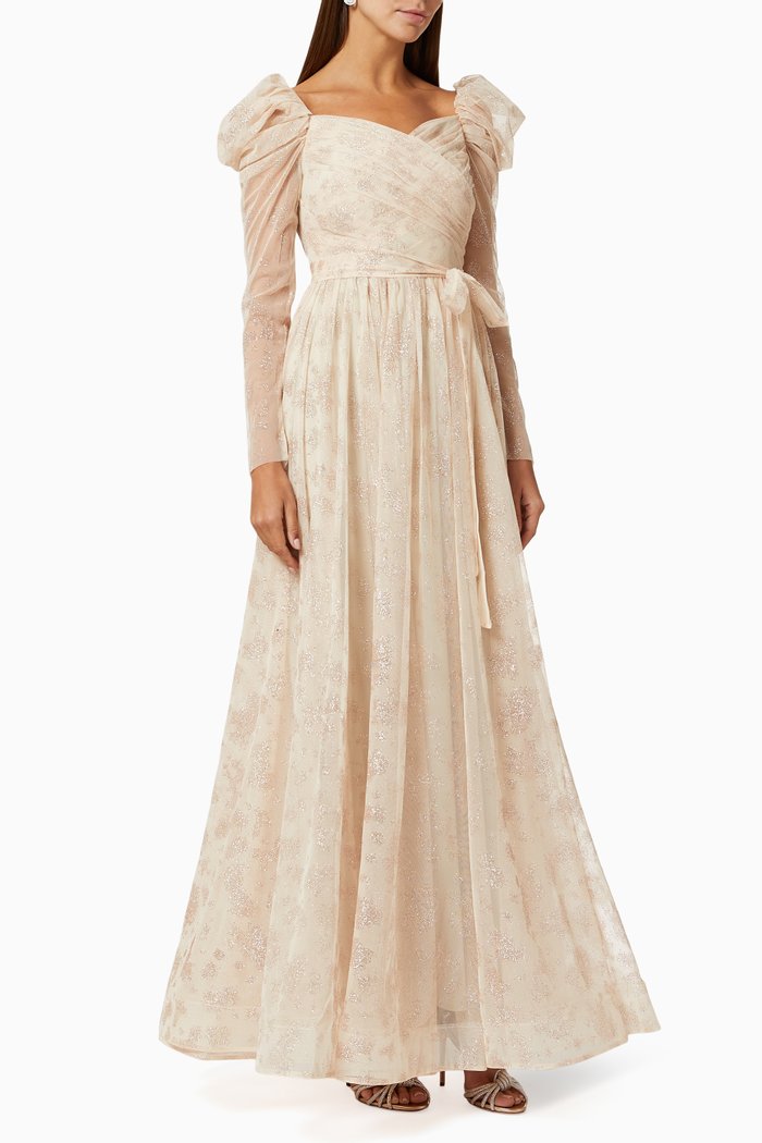 

Puff Tulle Dress, Yellow
