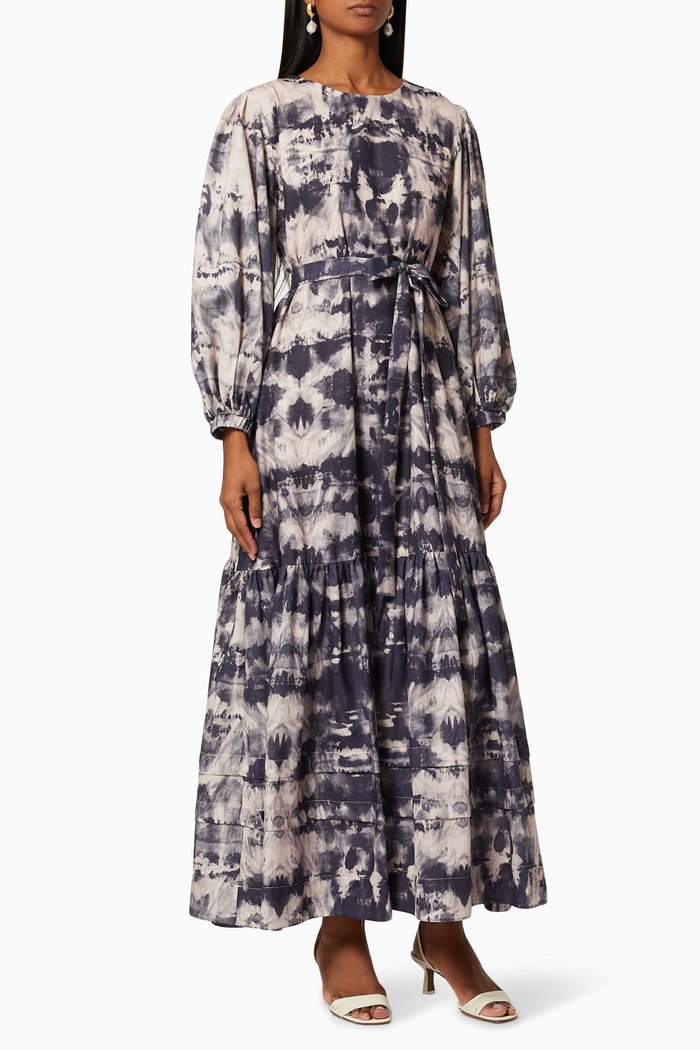

Printed Belted Dress, Multicolour