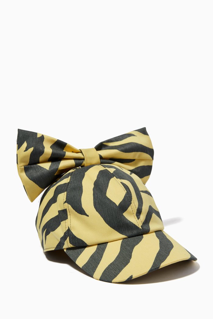

Roses Bow Cap in Mesh, Yellow