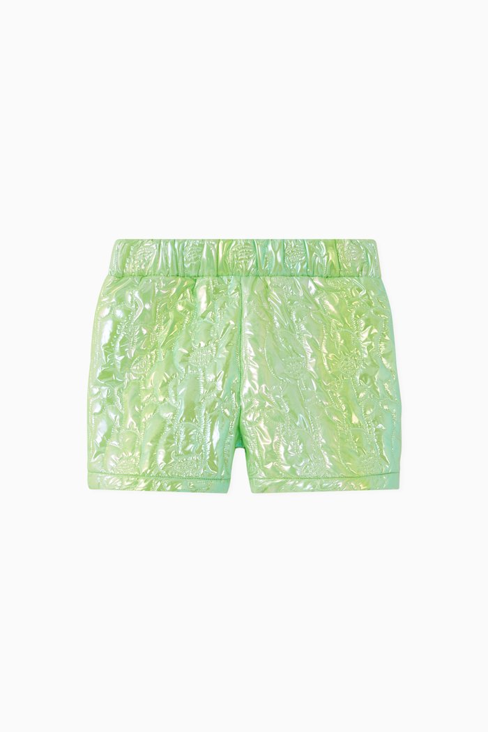 

Metallic Effect Shorts, Green