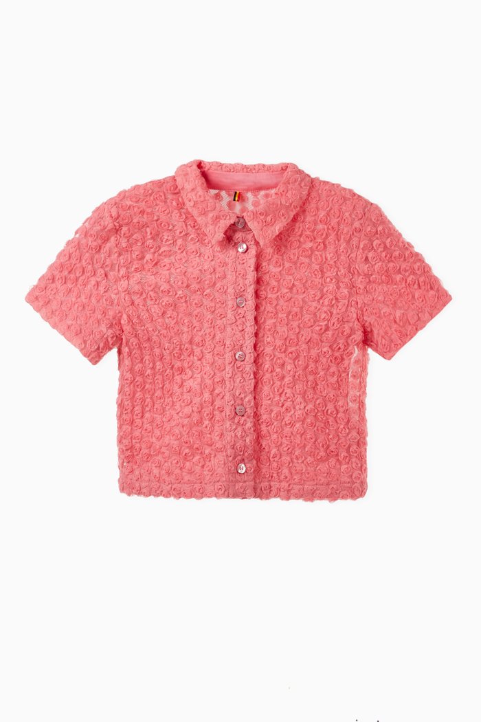

3D Roses Shirt, Pink