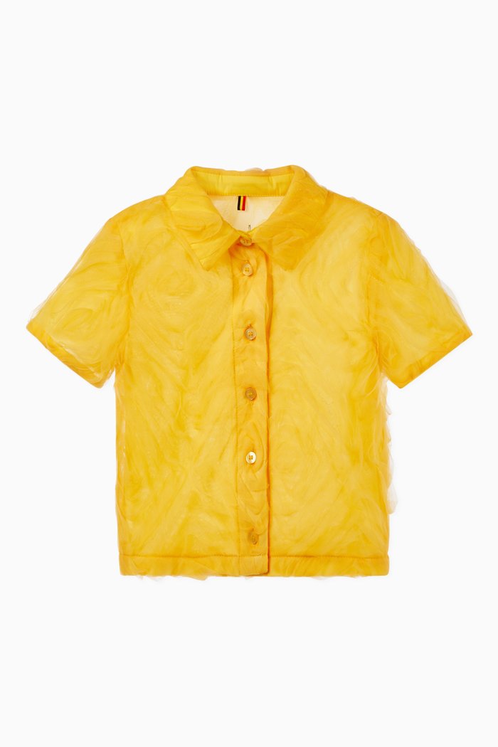 

Tulle Rose Shirt, Yellow