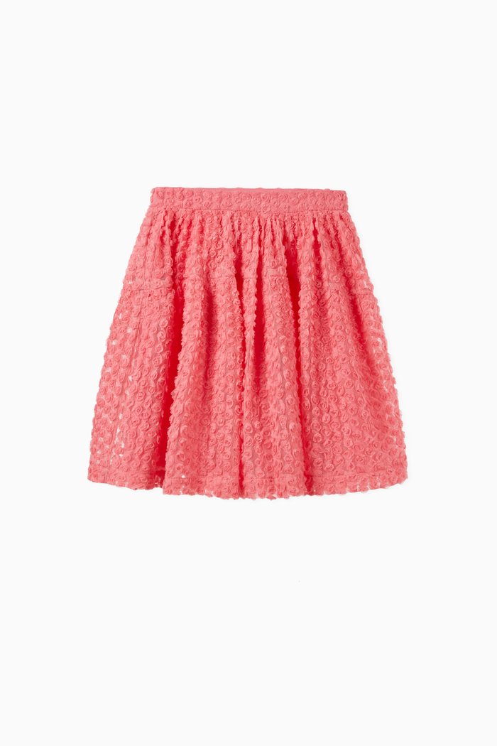 

3D Roses Skirt, Pink