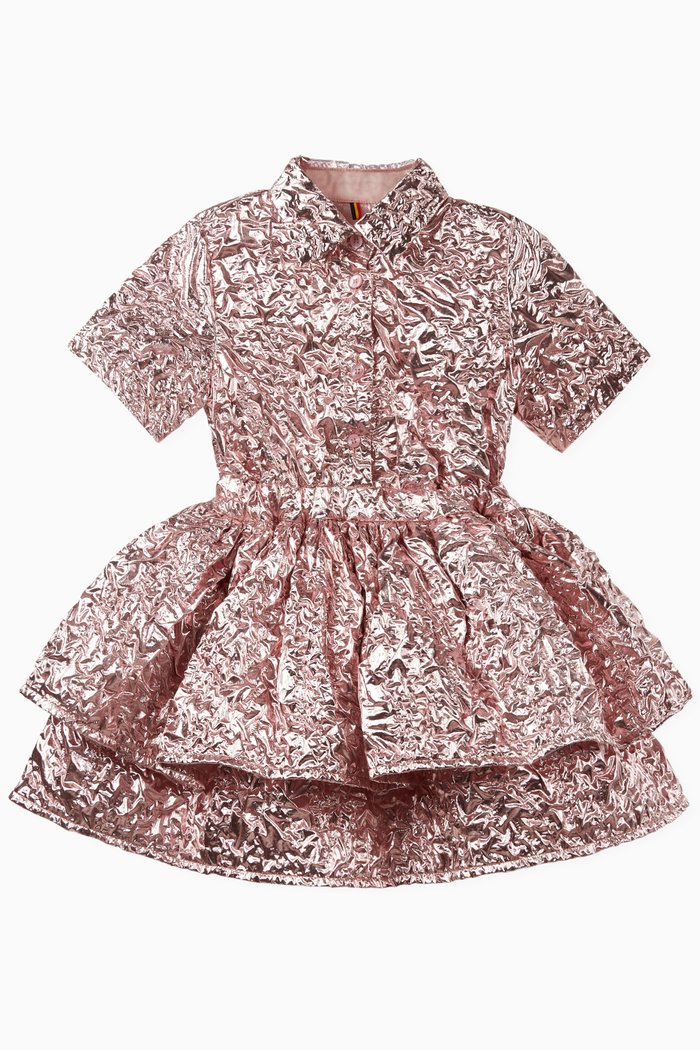 

Poppy Life Metallic Dress, Pink