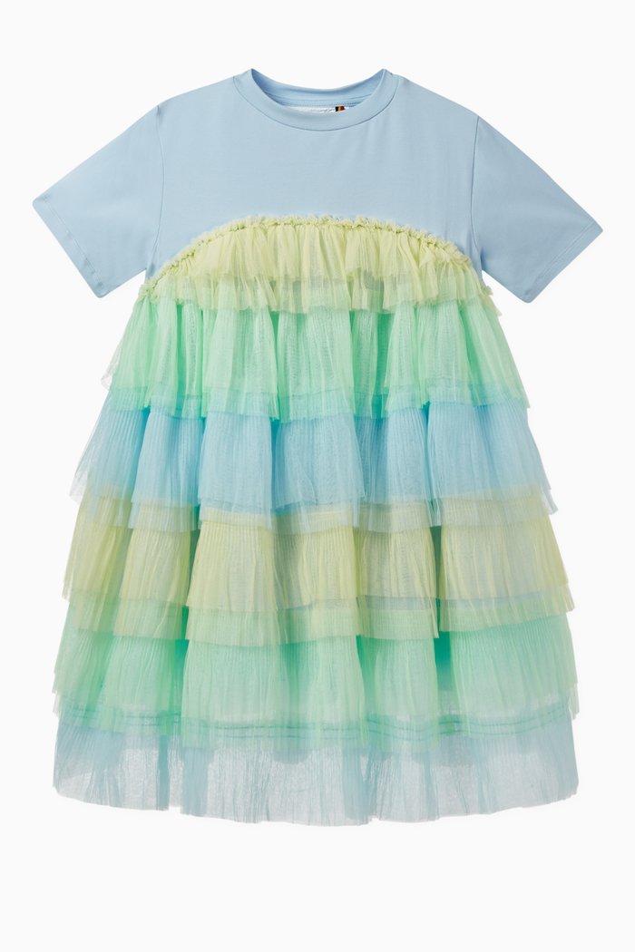 Layered Tulle Dress, Multicolour