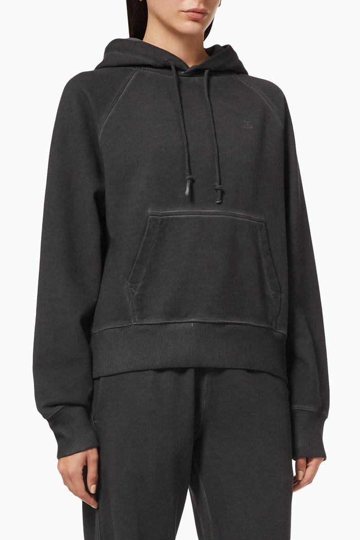 

Classic Hooded Sweatshirt in Cotton Jersey, Grey