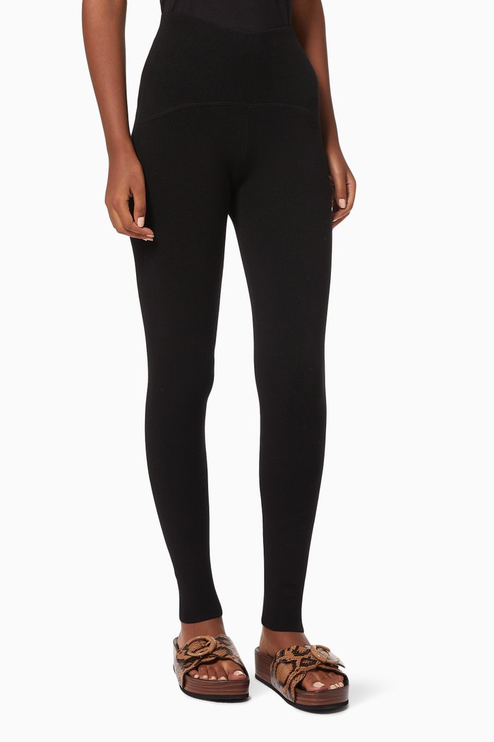 

Contour Stretch Leggings, Black