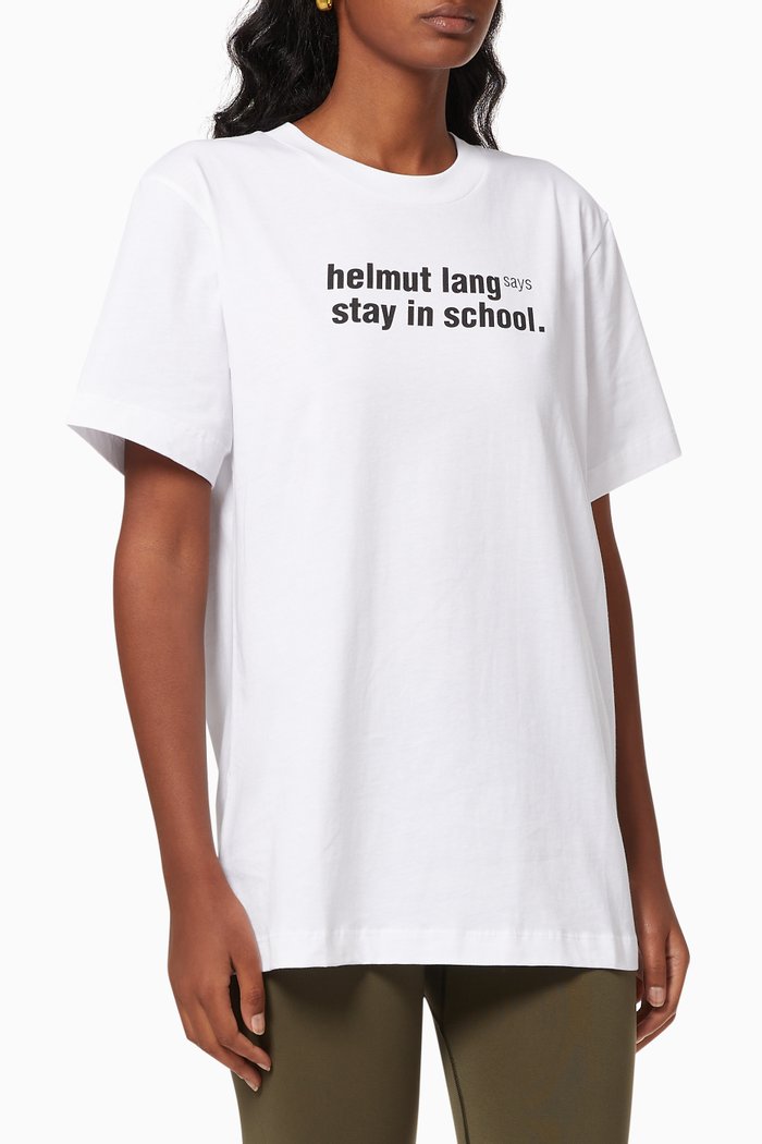 

School Jersey T-shirt, White