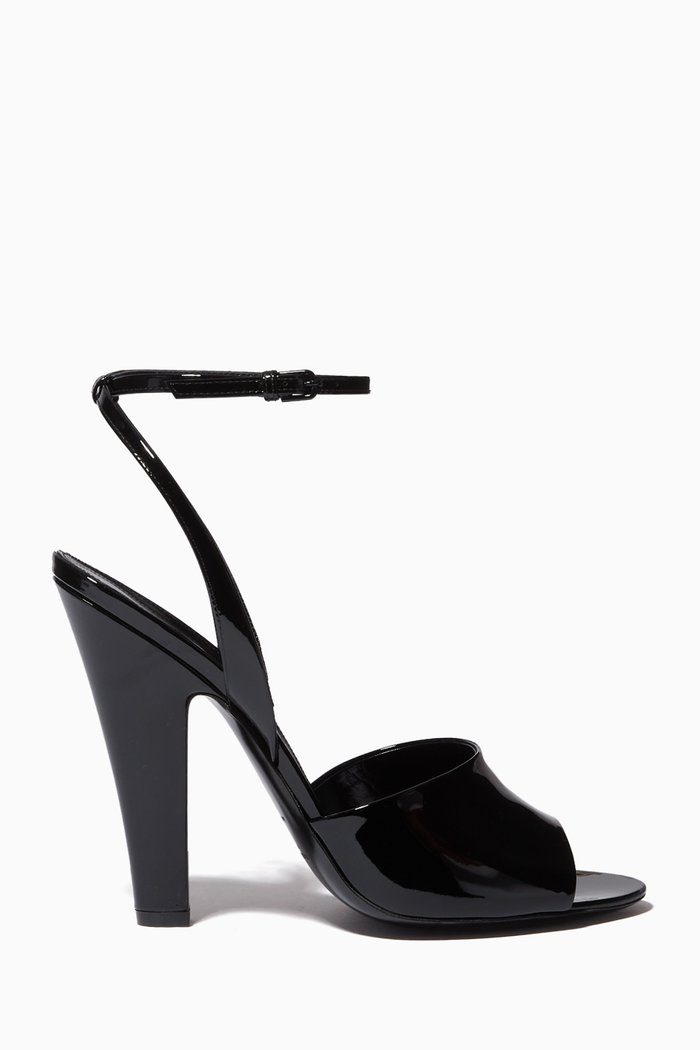 

Scandale 110 Sandals in Patent Leather, Black