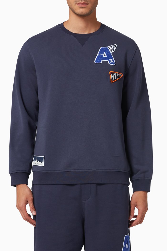 

Arcade Hero Sweatshirt in Cotton Fleece, Black