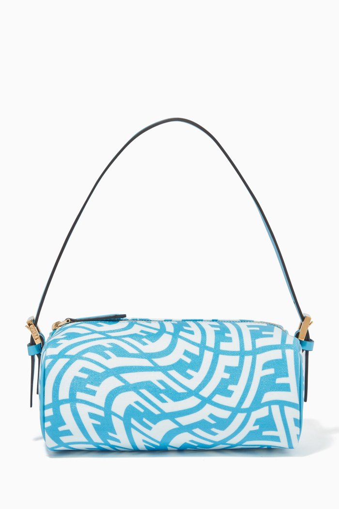 

Mini Bag in FF Vertigo Glaze Canvas, Blue