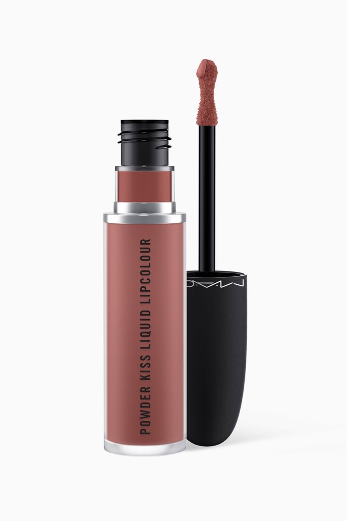 

Over the Taupe Powder Kiss Liquid Lipcolour, 5ml, Brown