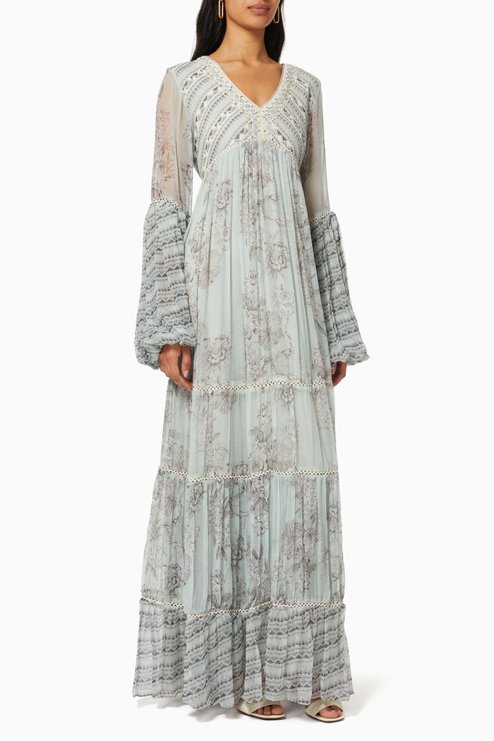Noir Enchanted Dress, Blue