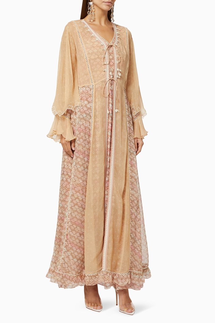 

Mirage Overlay Dress, Orange