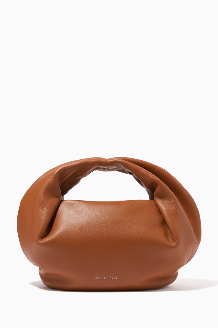 

Lola Tote Bag in Leather, Brown