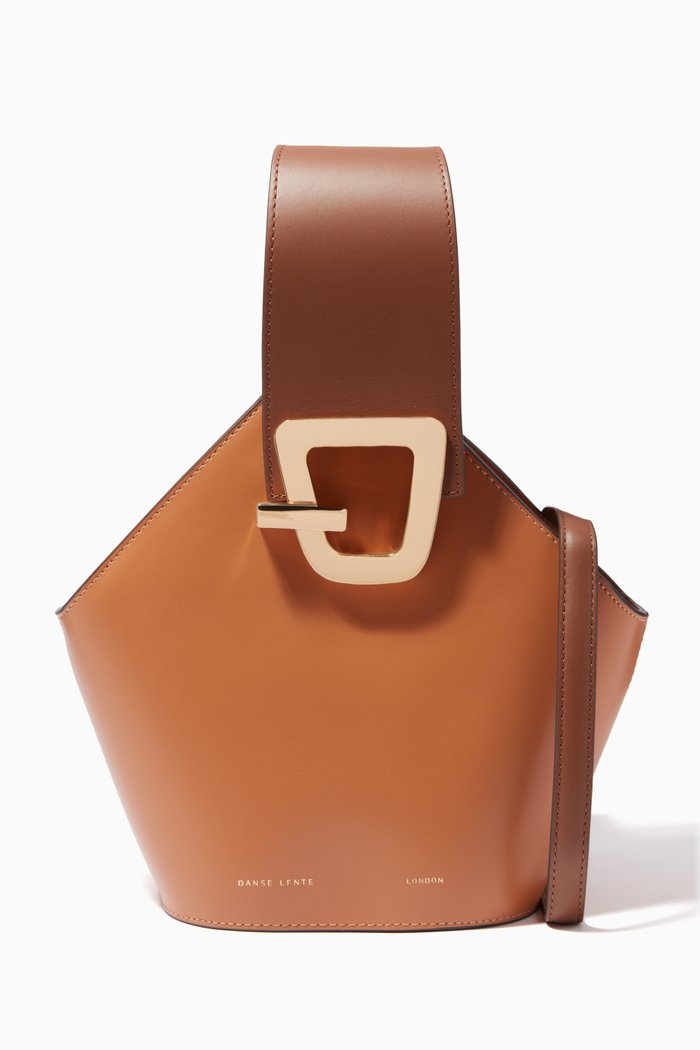 

Mini Johnny Shoulder Bag in Leather, Brown