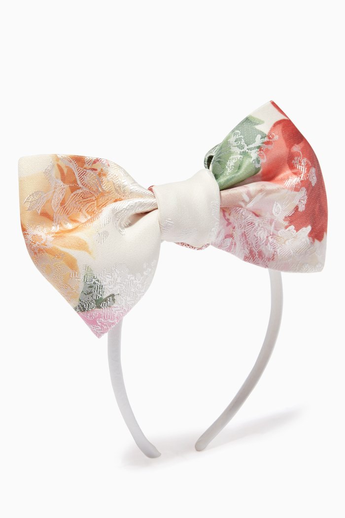 

Origami Bow Headband in Cotton, Multicolour