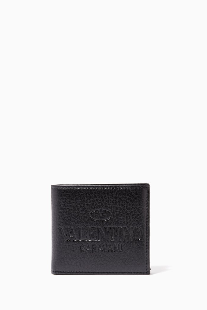 

Valentino Garavani Identity Wallet in Leather, Black