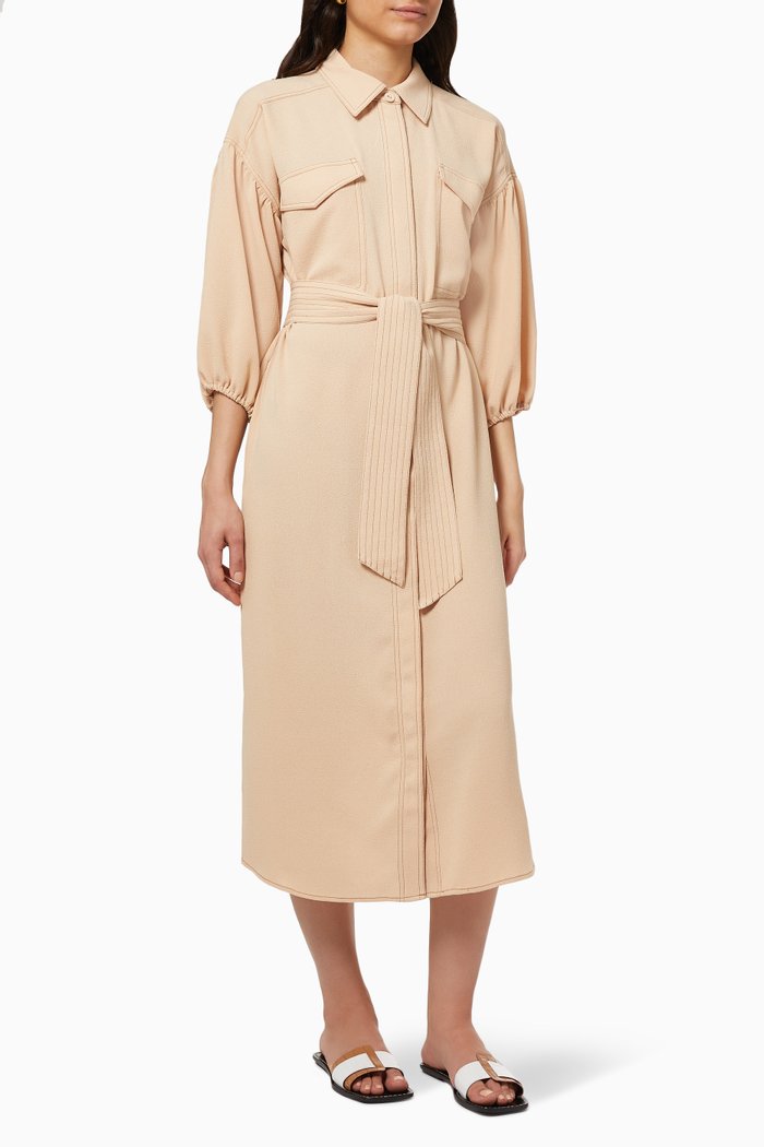 

Iris Shirt Dress, Neutral