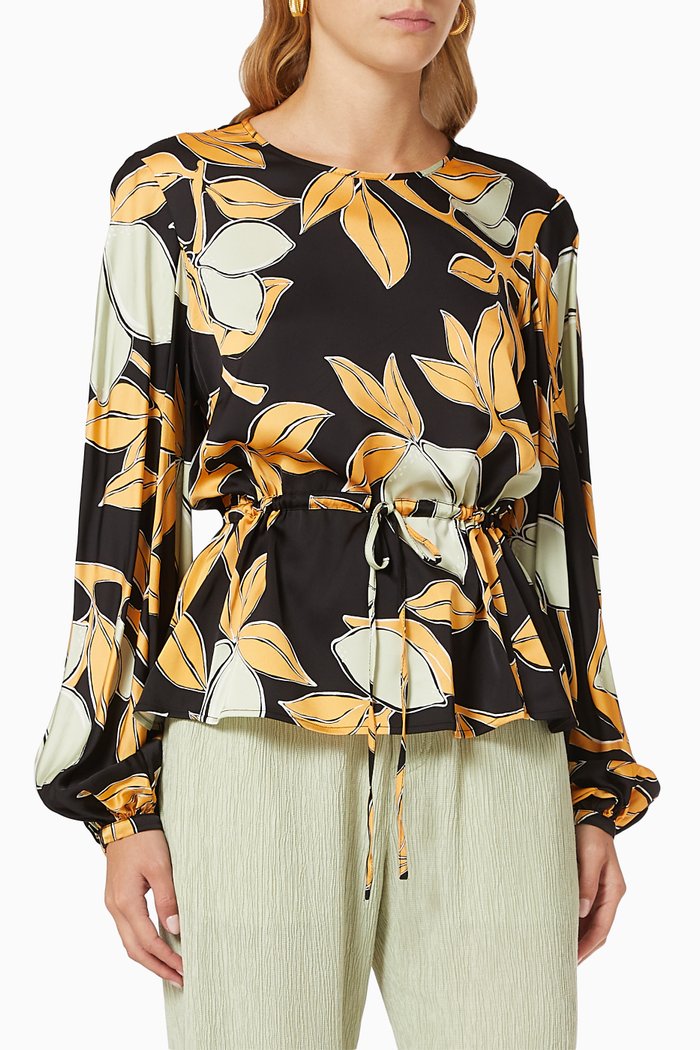 

Ellis Top in Sustainable Viscose, Multicolour
