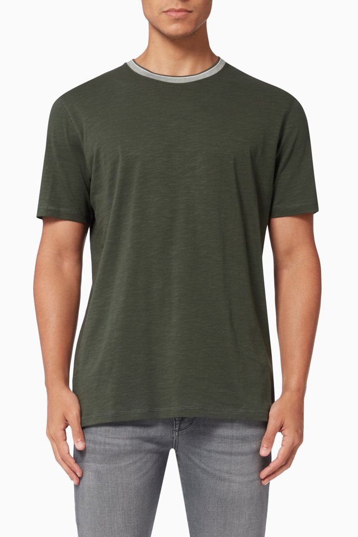 

Regular Fit T-Shirt in Organic Cotton, Green