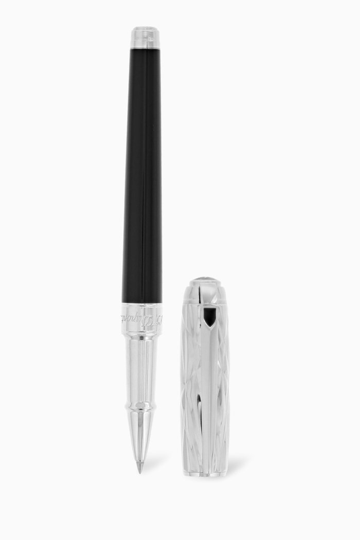 

Line D-Initial Rollerball Pen, Black