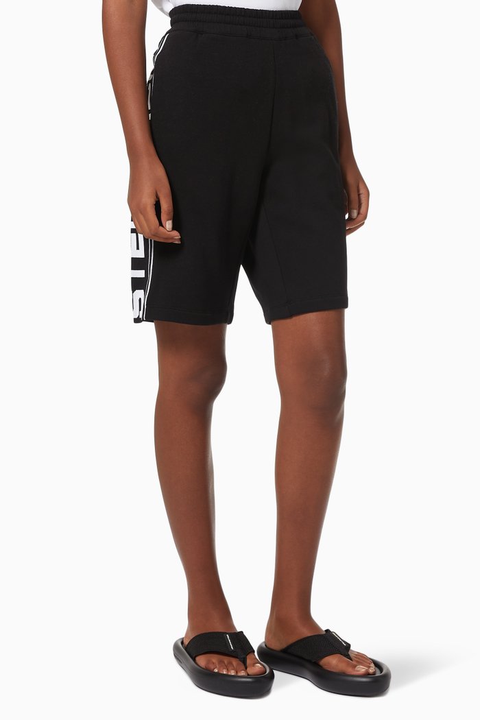 

23 OBS Knitted Shorts in Organic Cotton, Black