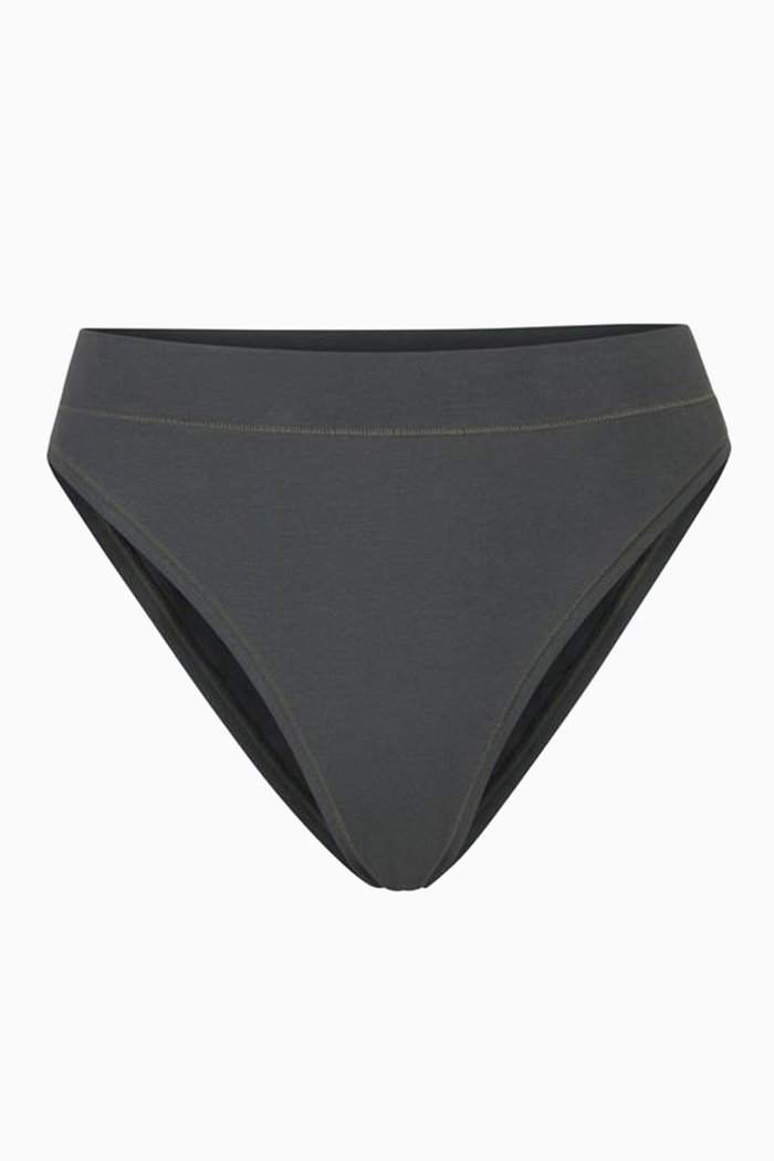 

Cotton Jersey Cheeky Tanga, Blue