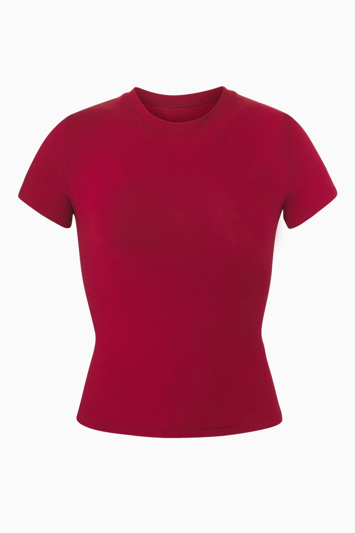 

Cotton Jersey T-shirt, Red