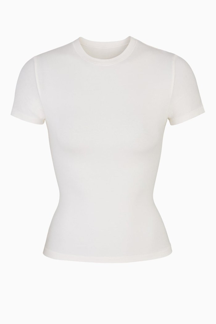 

T-shirt in Cotton Jersey, White