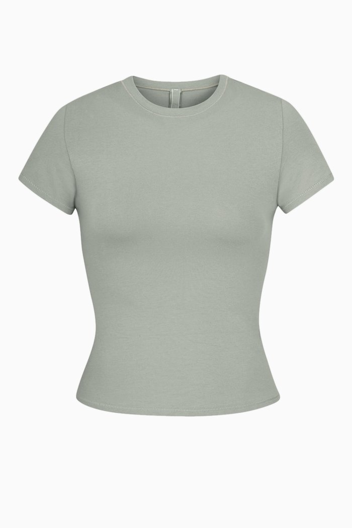 T-shirt in Cotton Jersey, Grey