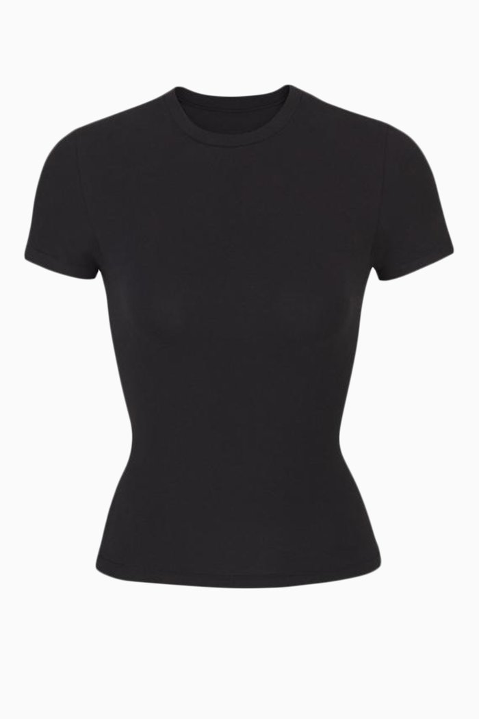 

Cotton Jersey T-shirt, Black