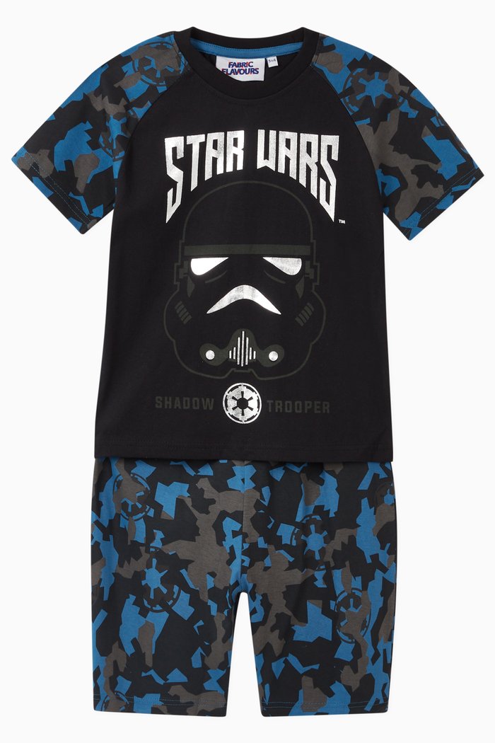 

Star Wars Camo Pyjama Set, Black