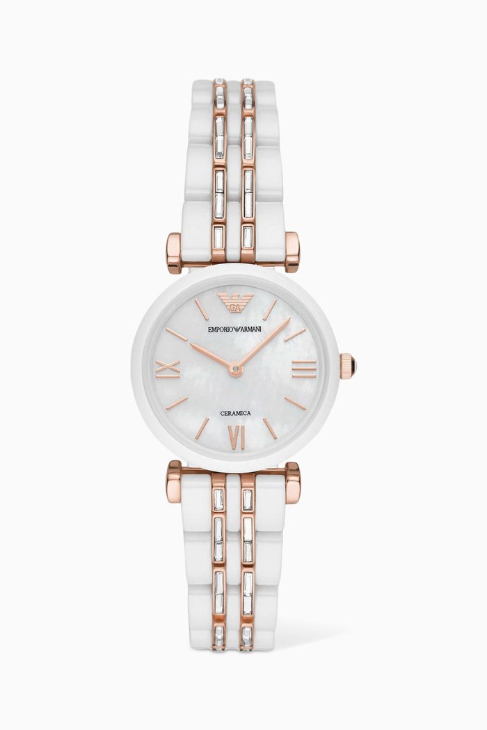 

Gianni Quartz Watch, White