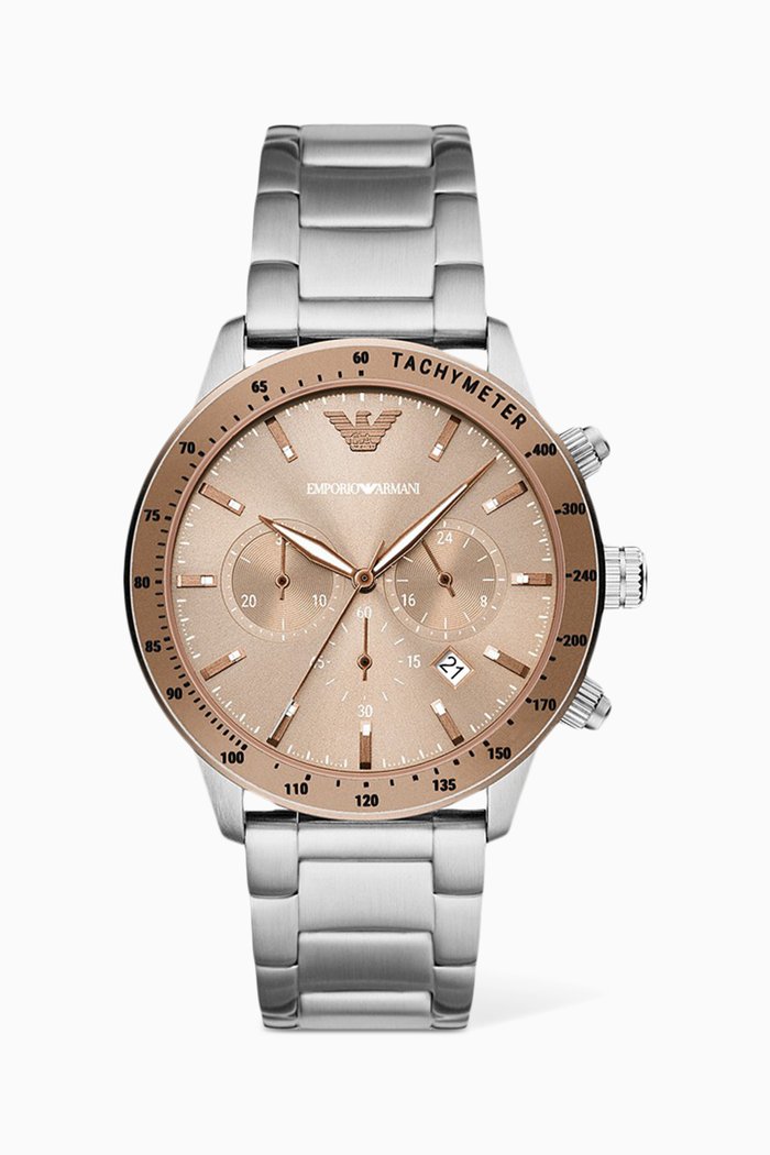 

Mario Chronograph Watch, Silver