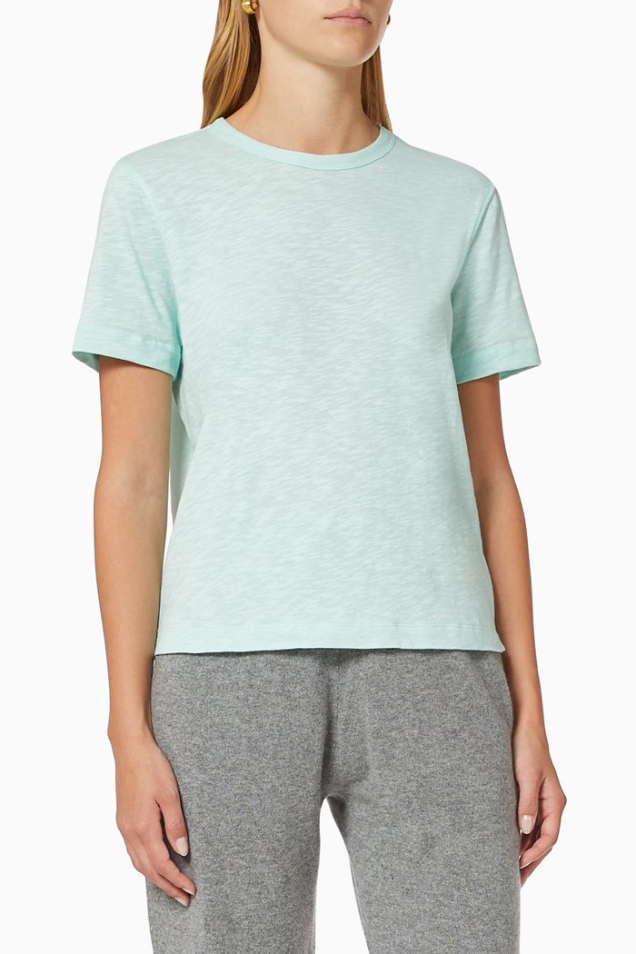 Emily Ultimate T-shirt in Cotton, Green
