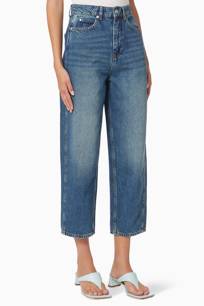 

Authentic Barrel Leg Jeans, Blue