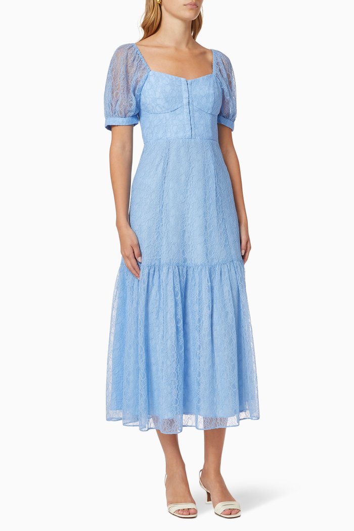 

Lace Corset Dress, Blue