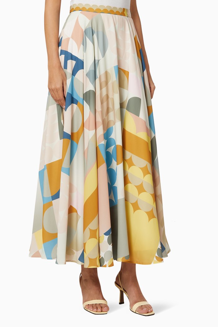 

Crayon Flowing Skirt, Multicolour