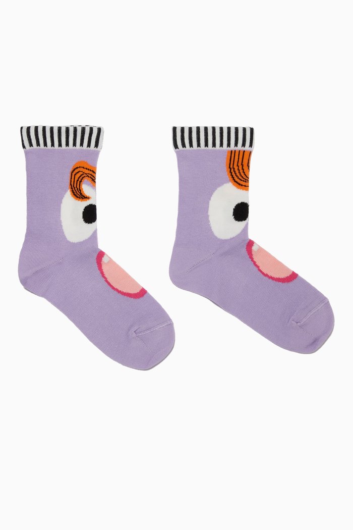 

Shut Up Socks, Purple
