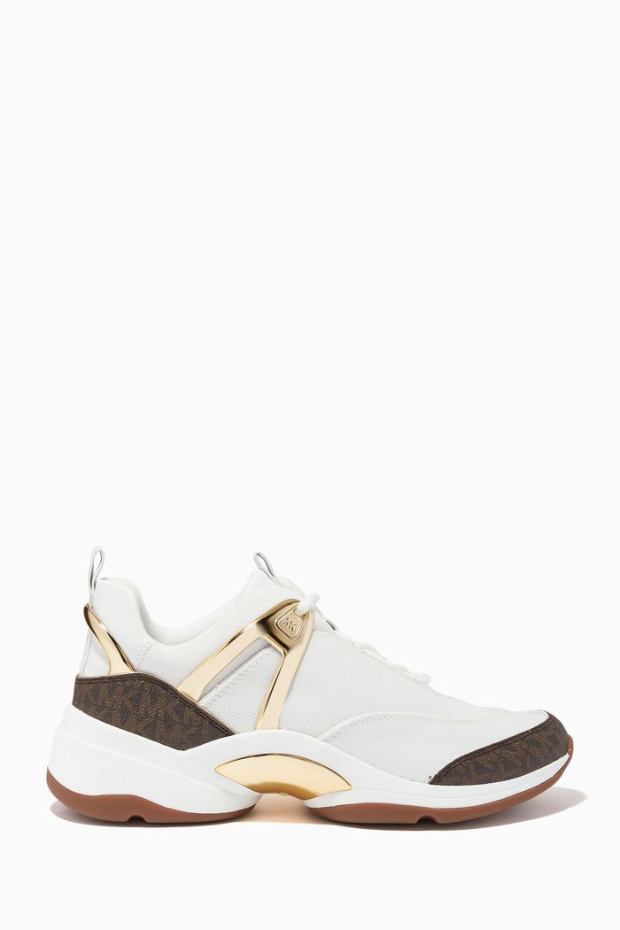 

Sparks Sneakers in Nylon & Logo Canvas, White