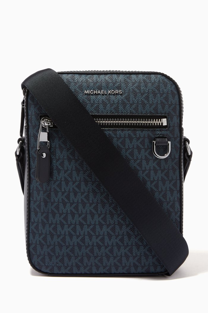 

Henry Flight Bag in Logo Canvas, Blue