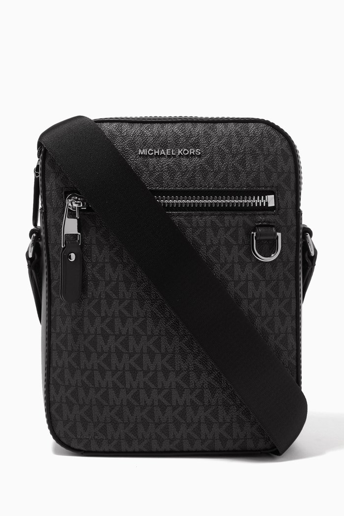 

Henry Flight Bag in Logo Canvas, Black