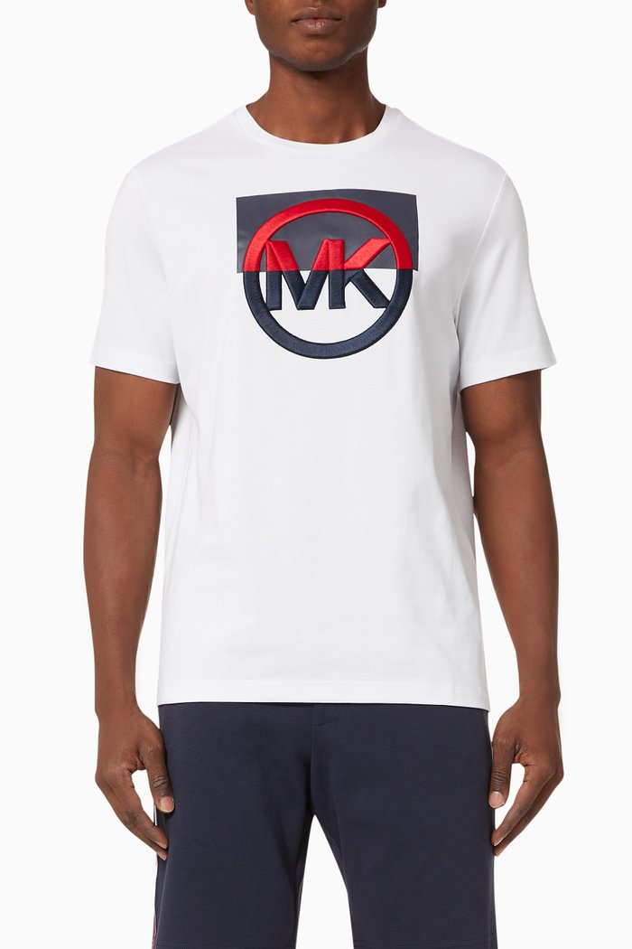 

Embroidered Logo T-shirt in Cotton, White